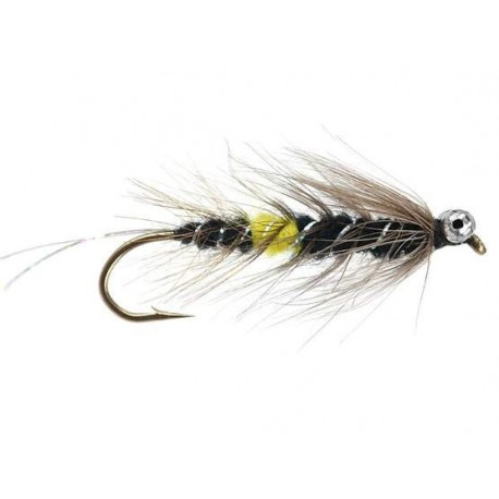 Bonefish Saltwaters danish seducer black yellow spot $6.80