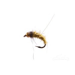 Beaded Nymphs Caddis Pupa Bead Head Olive Hares Ear $2.42