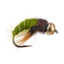 Beaded Nymphs Caddis Pupa Olive $2.42