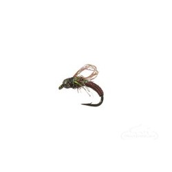 Beaded Nymphs Catchs Caped Avenger Brown $2.42