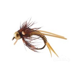 Beaded Nymphs Copper John Nymph BH Rubber Legs Copper $2.42