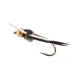 Beaded Nymphs Copper John Nymph BH Rubber Legs Red $2.42