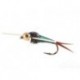 Beaded Nymphs Copper John Nymph Wired BH RL Red $2.42