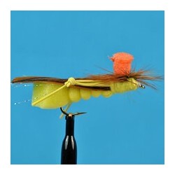 Terrestrials Hi Vis Foam Hopper Yellow $2.99