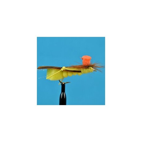 Terrestrials Hi Vis Foam Hopper Yellow $2.99
