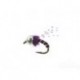 Beaded Nymphs Crystal Midge Maroon Tungsten Bead $2.42