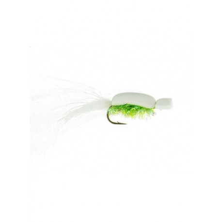 Terrestrials pyramid beetle chartreuse and white $2.99