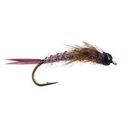 Beaded Nymphs Davies Explosion Stone  Purple $2.42