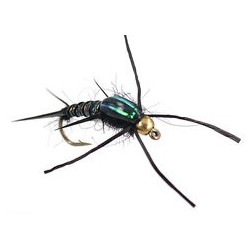 Beaded Nymphs Davies Lightning Stone  Black $2.42