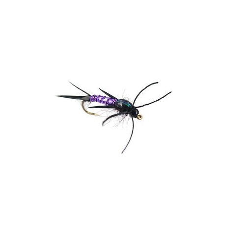 Beaded Nymphs Davies Lightning Stone  Purple $2.42