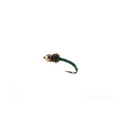 Beaded Nymphs Disco Midge Bead Head Green $2.42