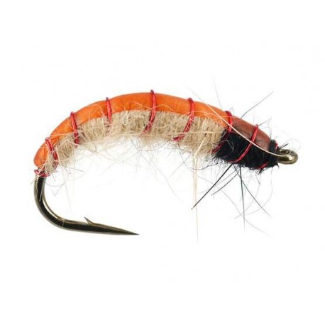 Czech Nymps and Gamarus red ribbed tan czech nymph $2.34