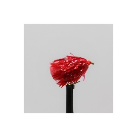Fab Trout Flies blood red fab blob $2.34