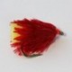 Fab Trout Flies blood red yellow butt fab blob $2.34