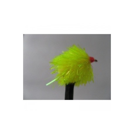 Fab Trout Flies fluo yellow half tail blob size $2.34