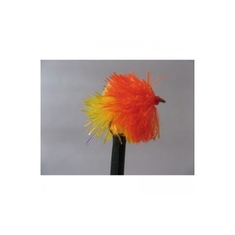 Fab Trout Flies orange sunburst humpy blob $2.34
