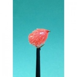 Fab Trout Flies safety orange jelly fab blob $2.34