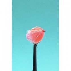 Fab Trout Flies safety orange marshmallow pink jelly fab blob $2.34