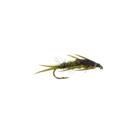 Beaded Nymphs Double BH Vinyl Olive Stonefly $2.42
