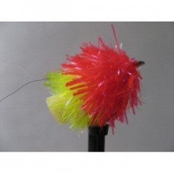 Fab Trout Flies uv red yellow fab blob $2.34
