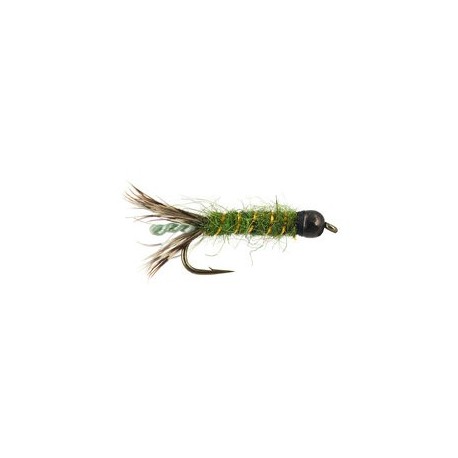 Tungsten Nymphs Ales TG Green Peeping Caddis $3.00