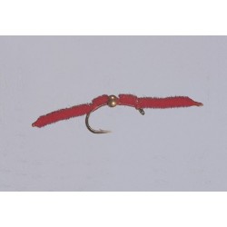 Tungsten Nymphs Bead Center San Juan Worm Red TNG $3.00