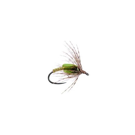Barbless Flies Green Metallic Soft Hackles Pupa BL $2.34