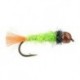 Tungsten Nymphs bright green clown $3.00
