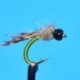 Tungsten Nymphs Caddis Emerger Chartreuse $3.00