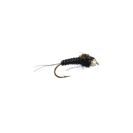 Tungsten Nymphs ivans tg body glass black $3.00