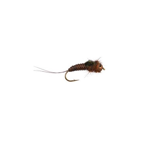 Tungsten Nymphs ivans tg body glass brown $3.00