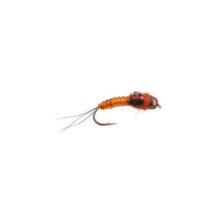 Tungsten Nymphs ivans tg body glass orange $3.00