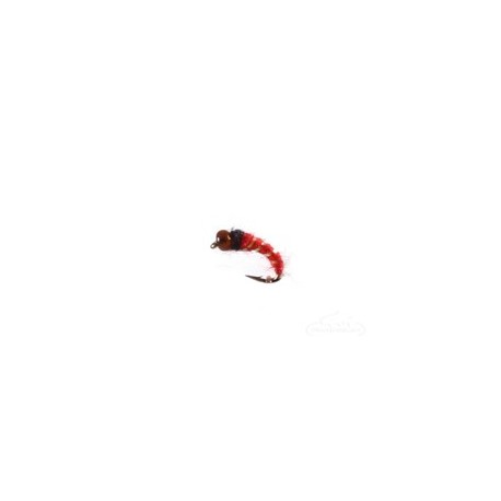 Beaded Nymphs Ghost Midge Bead Head Red $2.42