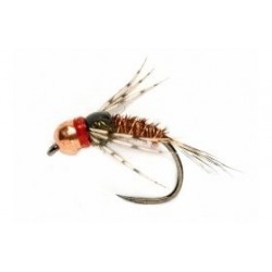 Tungsten Nymphs Red Collar Leggy Pheasant Tail $3.00
