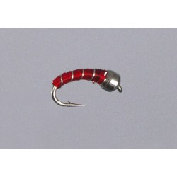 Tungsten Nymphs Red Z Bro Midge  TNG $3.00
