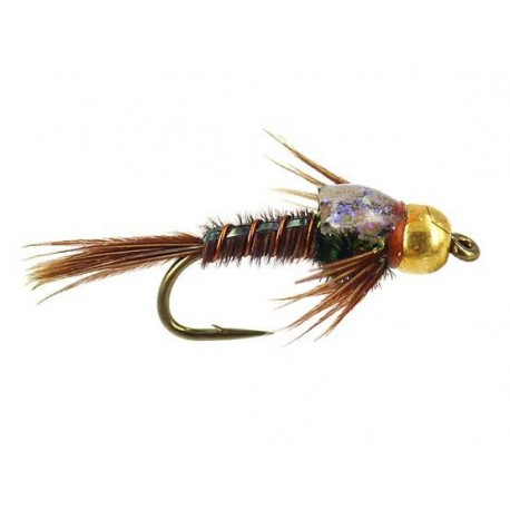 Tungsten Nymphs TG BH Sparkle Back Pheasant Tail $3.00