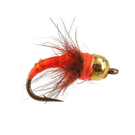 Tungsten Nymphs TG Orange Quill Grayling Nymph $3.00