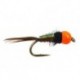 Tungsten Nymphs TG Tinsel Pheasant Hot Orange Nymph $3.00