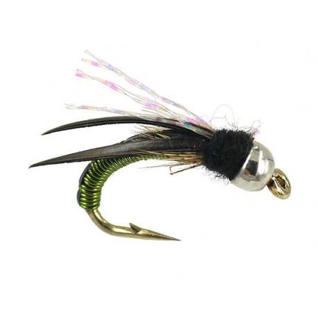 Tungsten Nymphs TG Wired Caddis Olive $3.00