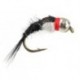 Tungsten Nymphs tg black and white nymph $3.00