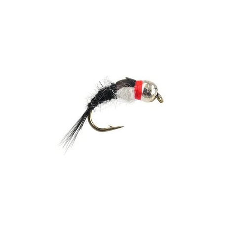 Tungsten Nymphs tg black and white nymph $3.00