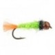Tungsten Nymphs tg bright green clown $3.00