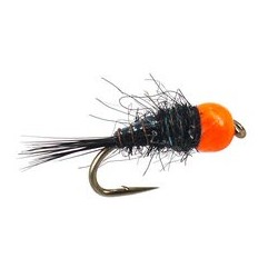 Tungsten Nymphs tg hot black nymph $3.00