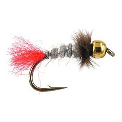 Tungsten Nymphs tg red tag grey $3.00