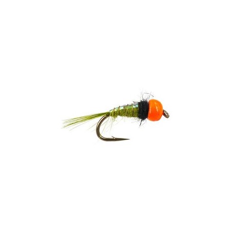 Tungsten Nymphs tg tinsel olive hot orange nymph $3.00