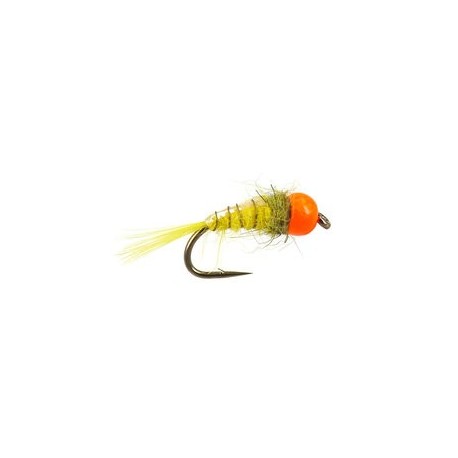 Tungsten Nymphs tg tinsel yellow hot orange nymph $3.00