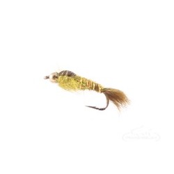 Beaded Nymphs Hares Ear Nymph Bead Head Light Olive $2.42