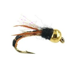 Tungsten Nymphs tg wired caddis amber $3.00