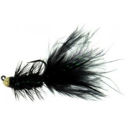Tungsten Nymphs TJ Woolly Bugger Black $3.00