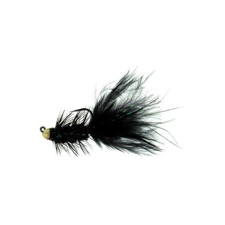 Tungsten Nymphs TJ Woolly Bugger Black $3.00